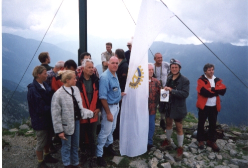 Am Gipfel des Monte Cellon